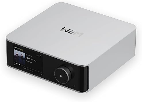WiiM Ultra Hi-Res Music Streamer with Touchscreen & ESS DAC, Silver