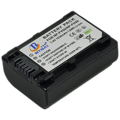 Batterie NP-FH50 kit de secours avec chargeur pour sauver vos anciennes vidéos