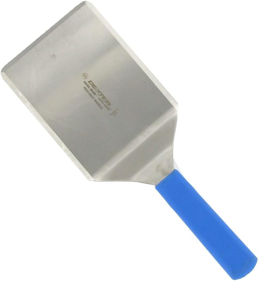 Dexter Russell Cutlery 31655H High Heat S/S 6 x 5 Turner w/Blue Handle