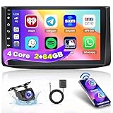 Inefala 2+64G Screen for Chevrolet Aveo 2006 2007 2008 2009 2010 2011 2012 CarPlay Stereo Android 13 Car Radio 9 Inch Touchscreen Android Auto Backup Camera GPS FM RDS DSP 26UI