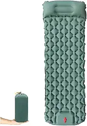 Colchão Inflável Automático Ar Externo Portátil Único De Casal Sleeping Pad Ar Externo Portátil De Acampamento 190 * 120 * 5 Cm / 190 * 60 * 5 Cm Com Travesseiro (190 cm x 60 cm)