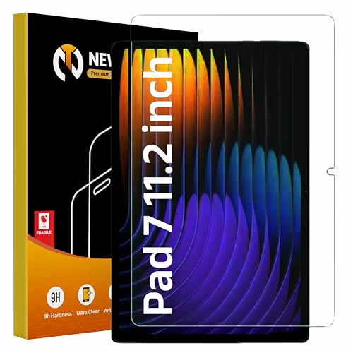 Image of newtechno Premium Tempered Glass for Xiaomi Pad 8 /8 Pro / 7 /7 Pro 11.2 inch Tempered Glass Screen Guard for Xiaomi Mi Pad 8 /8 Pro / 7 /7 Pro 11.2 inch Anti-Scratch & Smudge Proof and Easy Installation