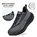 GSLMOLN Walking Shoes for Men Casual Shoes Breathable Lightweight Walking Sneakers for Workouts & Gym Cushioned Flexible Mens Shoes Training Fashion Sneakers Black