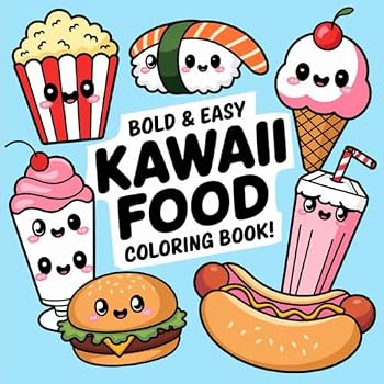 Paperback Kawaii Food - Coloring Book (Italian Edition) [Italian] Book