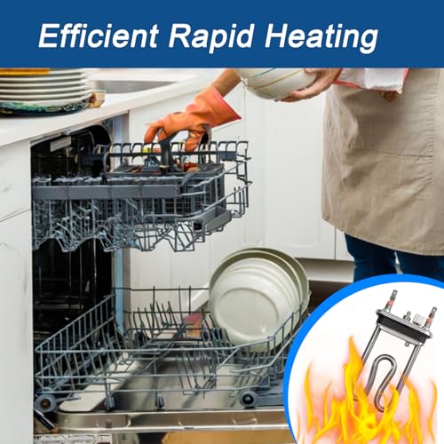 Image of Dishwasher Heater Assembly Compatible with LG LDF5545ST LDS5811ST LDS5811BB Dishwasher Replace#: AEG72950001 2657686 PS7788065