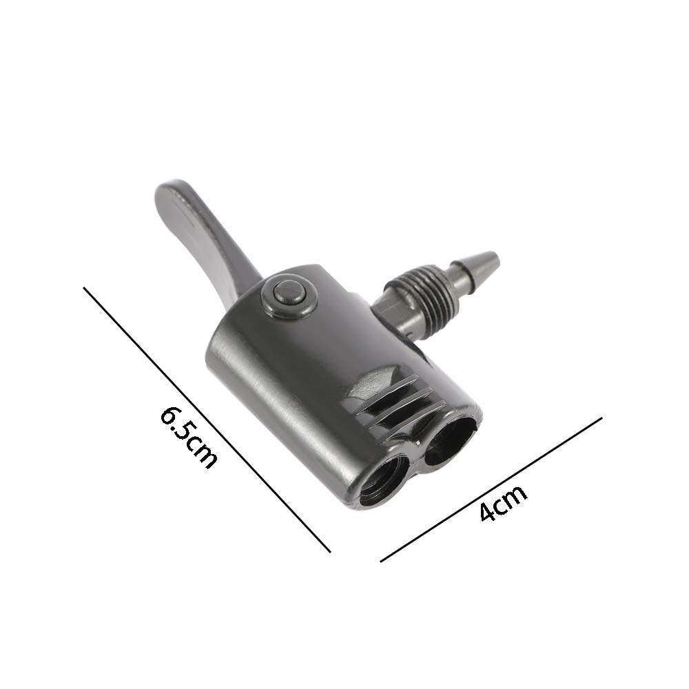 SUPARO Bike Pump Adapter Valve, Replacement Pump Converter Dual Valve