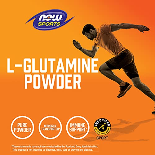 Now Sports Nutrition, L-Glutamine Pure Powder, Nitrogen Transporter*, Amino Acid, 1-Pound #TOP3