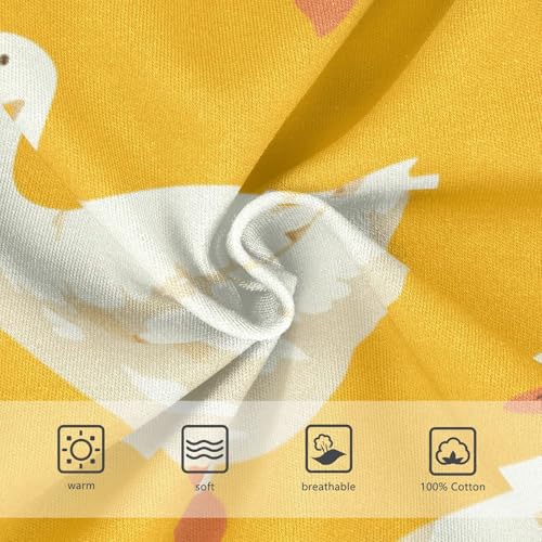 KLL Cute Goose Cartoon Toddler Boys' Cotton Underwear Briefs Breathable Undies3