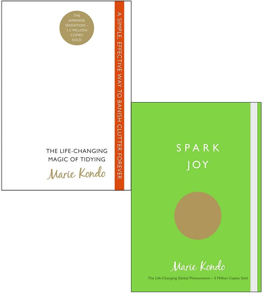 Life changing magic of tidying up, spark joy 2 books collection set by marie kondo