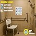 Shower Chart for Kids – Step-by-Step Visual Guide, 9x12 Inch Laminated Self-Care Chart for Children with Special Needs and Autism, Promotes Independent Hygiene Routine (English)