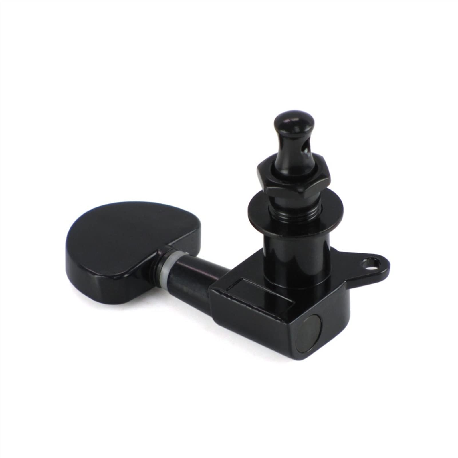 Clavijas Guitarra Cuerdas Repuesto 6 Piezas De Cabezales De Guitarra Eléctrica Acústica Sellada Sintonizadores 3L3R Partes De Guitarra De Clavijas De Ajuste (Color : Black)