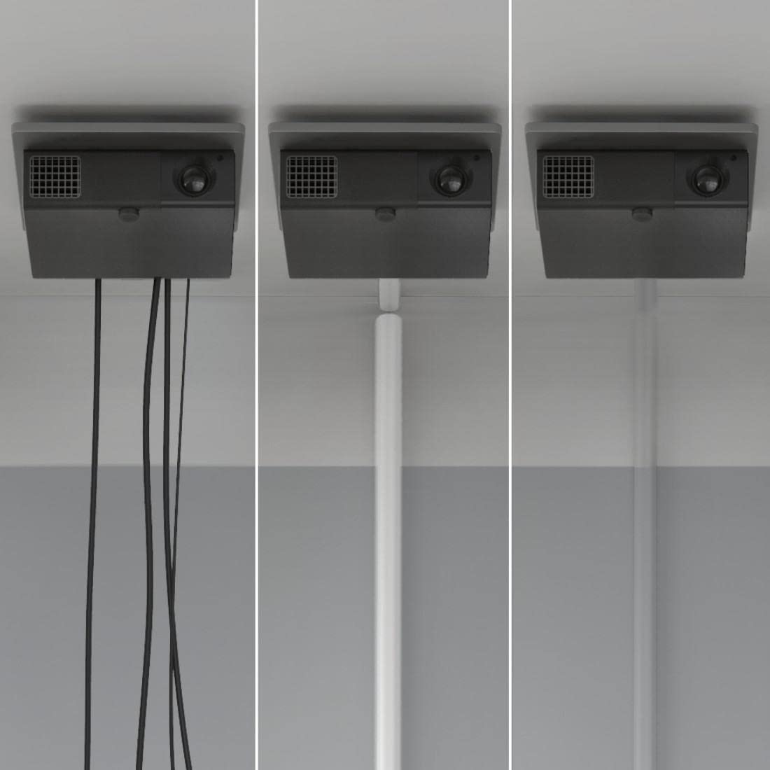 Hama - Organizador de Cables semicircular, Color Blanco