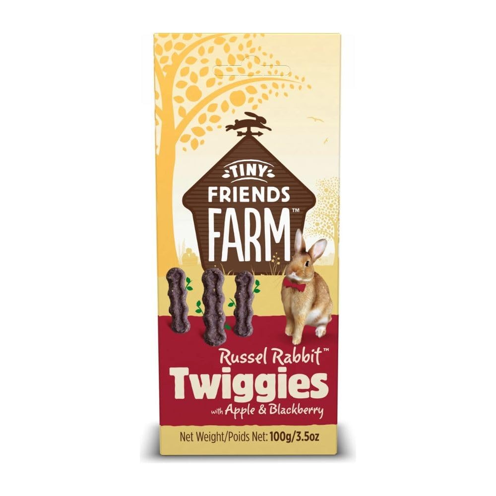 TINY FRIENDS FARM RUSSEL RABBIT TWIGGIES x1 x3 x8 : Animal Food Apple Pet Treats