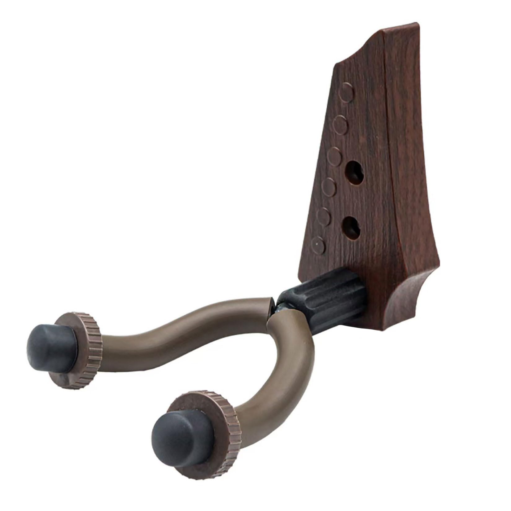 realideas Guitar Hanger Wall Mount Bracket Holder Hook Stand, U-Shaped Guitar Wall Hanger with Rubber Padding for Bass, Banjo, Acoustic, Ukulele, One Pack