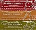 SAVORY CHOICE Beef, Chicken and Vegetable Broth Concentrate, 3 Boxes of 12 Packets/Flavour (12g, 12g, 9.6g) - Gluten-Free, Diary-Free Broth Concentrate