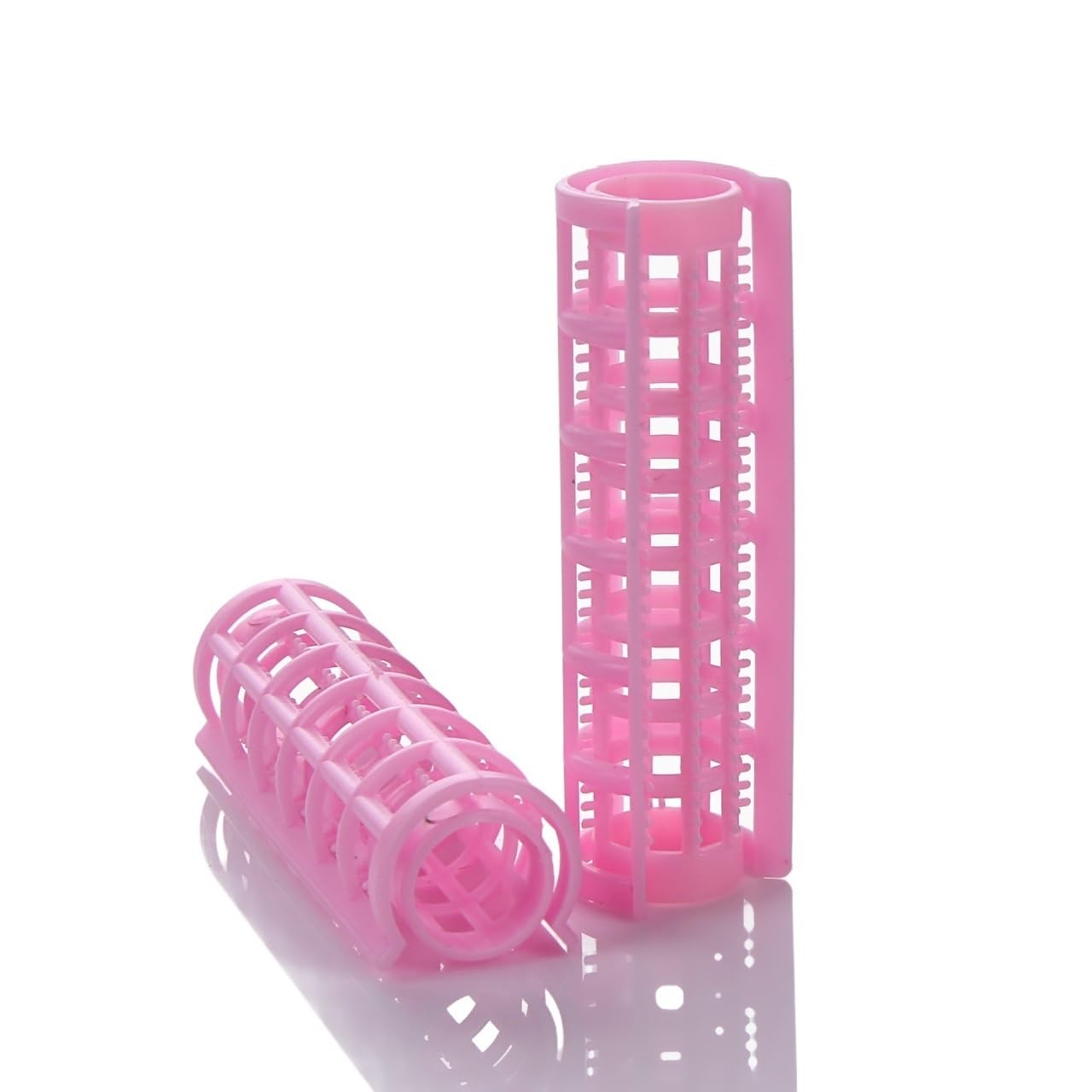 Skyjoy 14Pcs 1.5Cm-Random Hair Rollers 6/8/10/12/14Pcs Heatless Hair Curler No Heat Hair Rollers Plastic Lazy Curls Root Perm Rods Bangs Curling Rod Hair Styling Tools Hair Curlers (Color : )