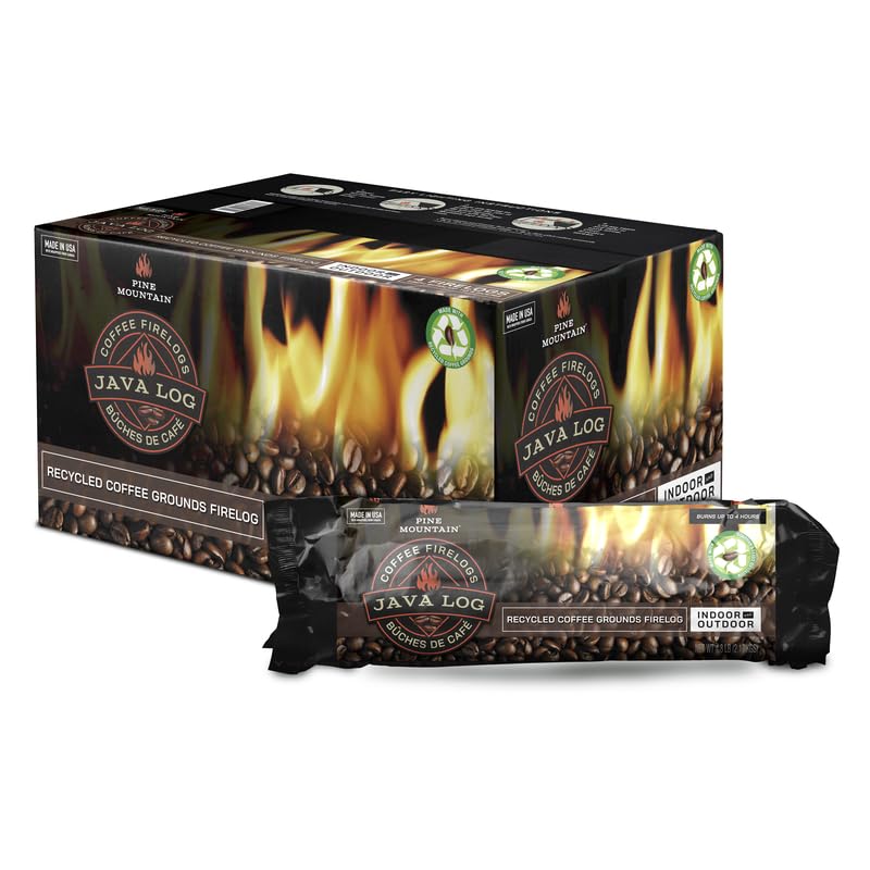 JAVA LOG Coffee Firelog, 1 EA