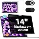 IPROKKO Magnetischer Blickschutzfilter MacBook Pro 14 Zoll 2024-2021 (M4/M3/M2/M1), Abnehmbar Anti Glare Blaulicht Mac Blickschutzfolie Sichtschutz Sichtschutzfilter Laptop Privacy Screen Protector