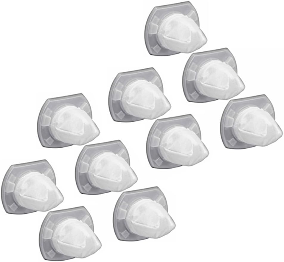 10 Pack Replacement Vacuum Filter 90558113-01 for Black and Decker Compatible with Black and Decker CHV9610 CHV1210 CHV1410 CHV1410B CHV1510 CHV1410L32 HHVI315JO32 HHVI315JO42 HHVI320JR02