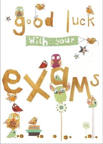 Owl Good Luck With Your Exams Card