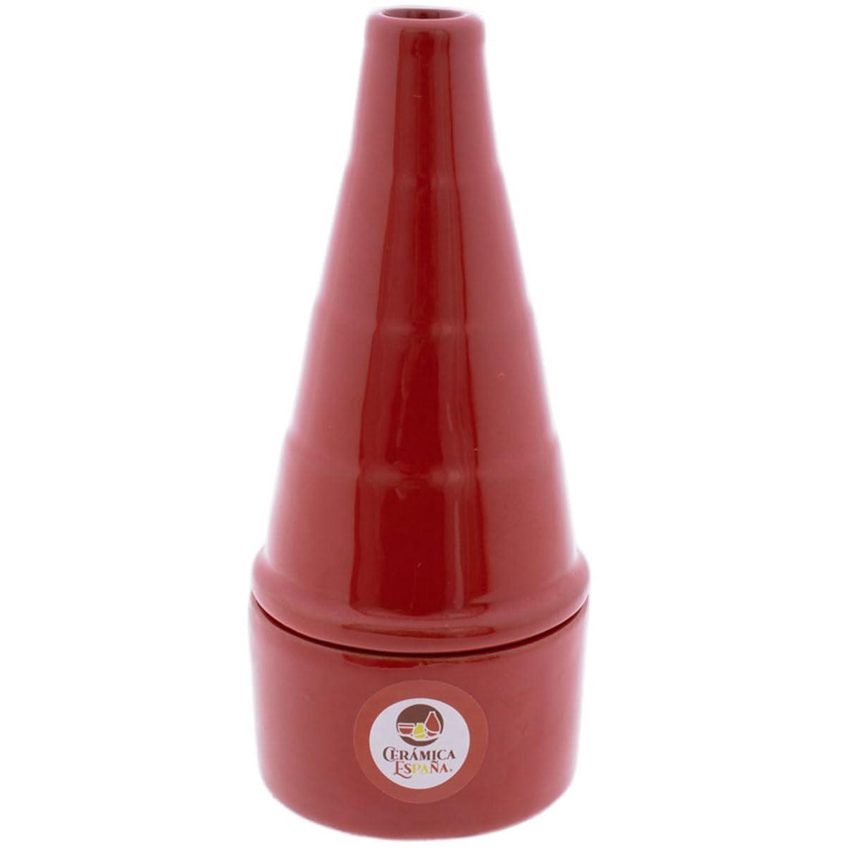 CERÁMICA ESPAÑA® | Incenso a camino rosso | Incensieri religiosi | Incensieri in argilla | Incenso Pasqua | Bruciatore profumo, 8 x 8 x 18 cm