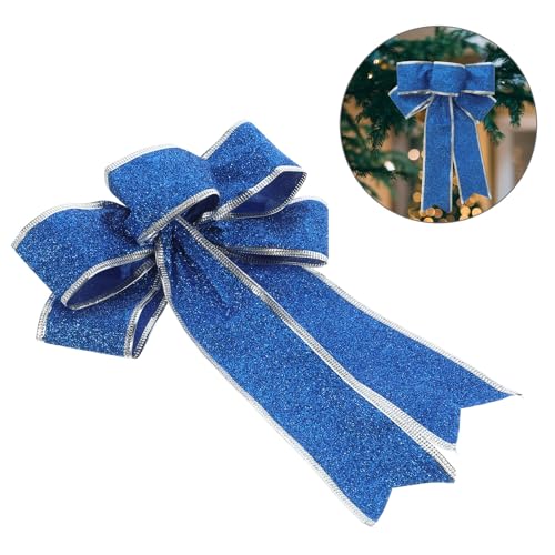 Lazo decorativo de Navidad WOONEKY para decorar árboles sin perder el brillo 8