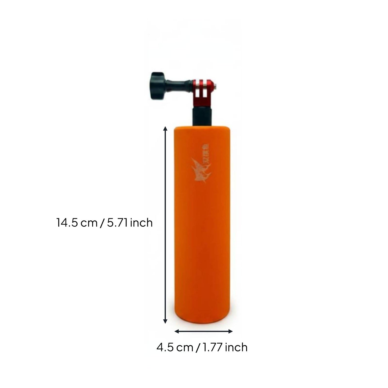 Support Caméra Flottant Perche Télescopique Compatible Multidispositifs Manche Mousse Ergonomique Résistant à l'eau Adapté à la Plongée Baignade Surf, 70CM