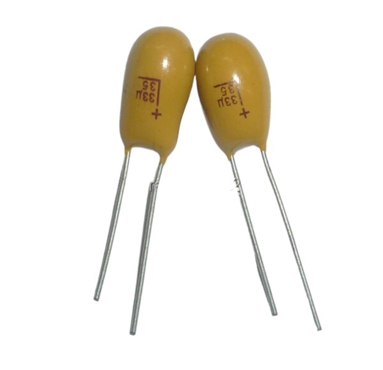 ICXLPMC 10pcs Tantalum capacitor 33uF 35V 336 35V33uF DIP Radial