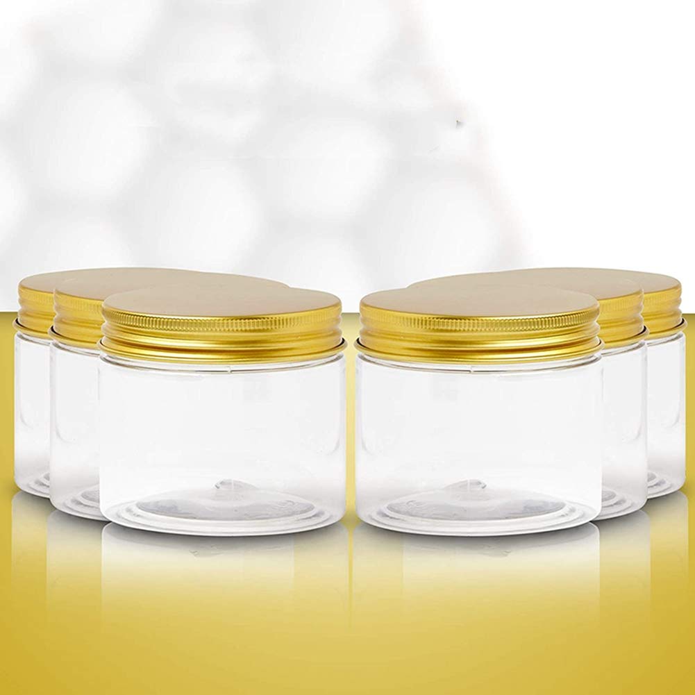 Beauticom 6er Set Cremetiegel – 120 Ml, Auslaufsichere Acrylgläser Mit Deckel, Für Kosmetik, DIY & Aufbewahrung