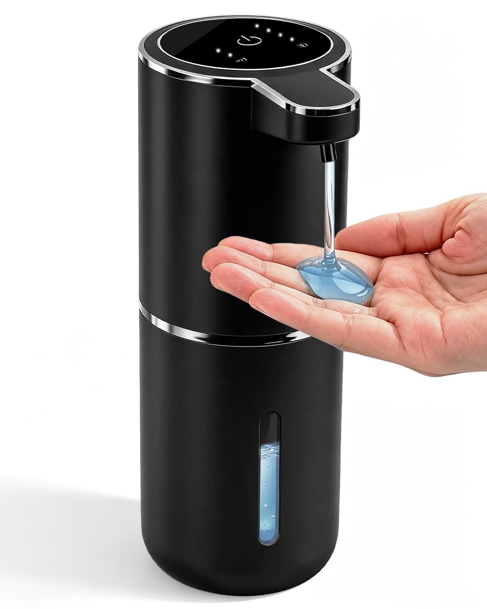DONASIRA Automatic Soap Dispenser Touchless, Hands-Free, USB Rechargeable