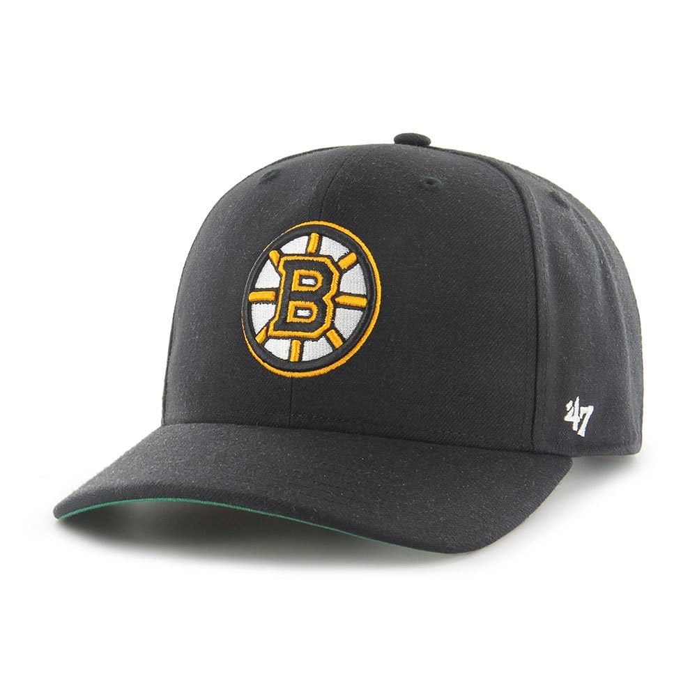 47 Brand Low Profile Snapback Cap - Zone Boston Bruins Black