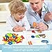 Officygnet Learning Toys for 3 4 5 6 Years Old Boys and Girls, See & Spell CVC Word Builders with Alphabet Cards for Kids Ages 3-5, Matching Letter Game for Preschool Toddler Learning Activities