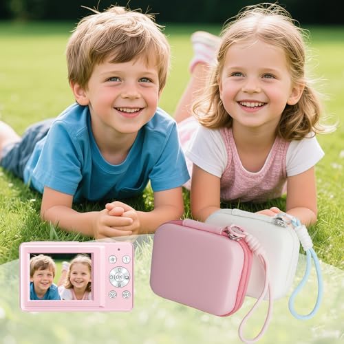Funda compacta rígida para cámaras digitales pequeñas blanca miniatura 2