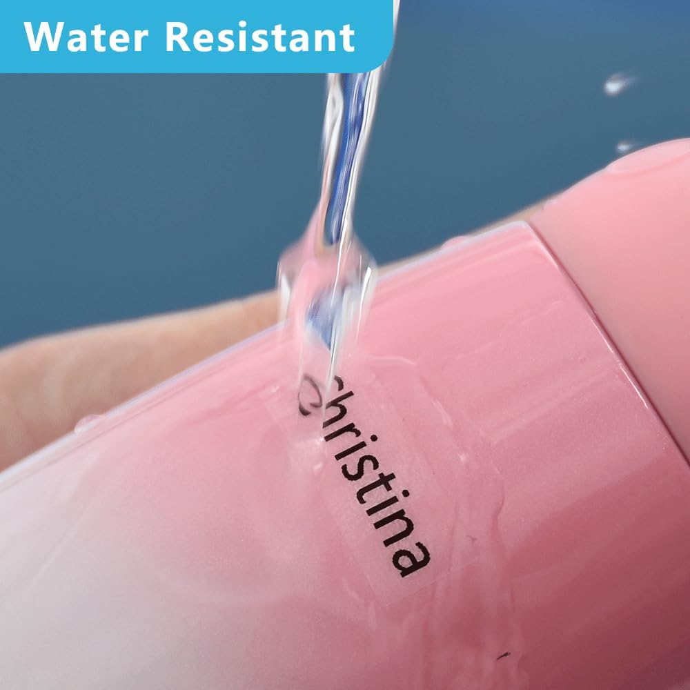 Hehua Clear Label Maker Tape TZe-131 TZe131 Compatible for Brother Label Maker Tape, Ptouch Tape 12mm 0.47 Clear Compatible for Brother Tze Tz Tape 12mm 0.47 Laminated, 6 Pack - Image 8