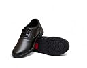 FEETLEX Black School Shoes, Lace-Up Formal Footwear with PVC Sole, Unisex (Black, UK Footwear Size System, Little Kid, Numeric, Medium, 12) gallery image