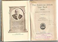 The American Jewish Year Book 5686, September 19, 1925 to September 8, 1926 B06WD6N6J6 Book Cover