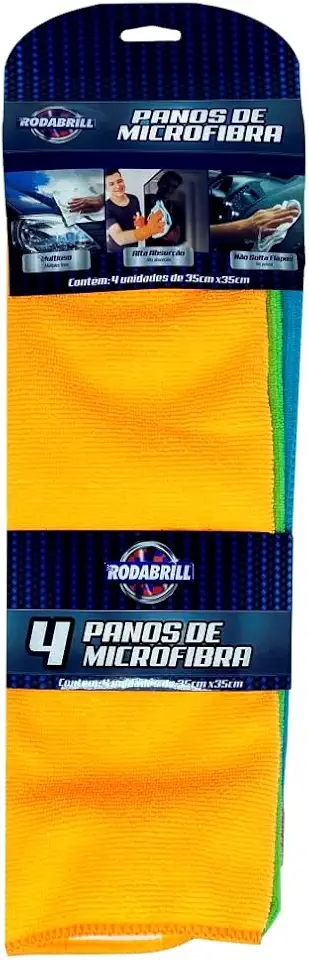 Rodabrill Panos de Microfibra, Multicor