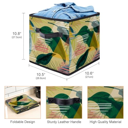 Cube de rangement en tissu avec poignées solidement intégrées - 4