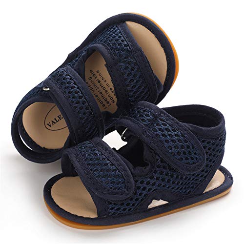 E-FAK Baby Boys Girls Summer Sandals Outdoor Beach Anti-Slip Rubber Soft Sole Newborn Toddler First Walker Shoes 0-18 Months4