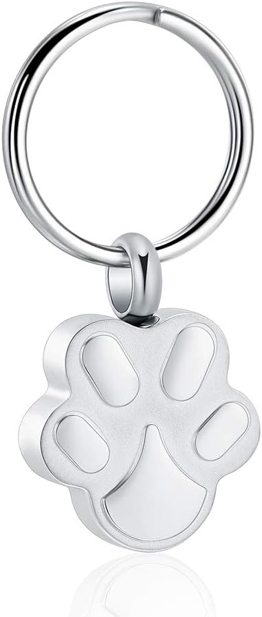 shajwo Cremation Jewelry Urn Keychain for Pet Human Ashes Dog Cat Keepsake Memorial Urn Keychain Ash Holder for Women Men