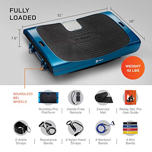 LifePro Rumblex 4D Pro Vibration Plate - Whole Body Vibration Platform Exercise Machine - Home Workout Equipment for… - Home Fitness Guru LifePro Rumblex 4D Pro Vibration Plate - Whole Body Vibration Platform Exercise Machine - Home Workout Equipment for… - Image 3