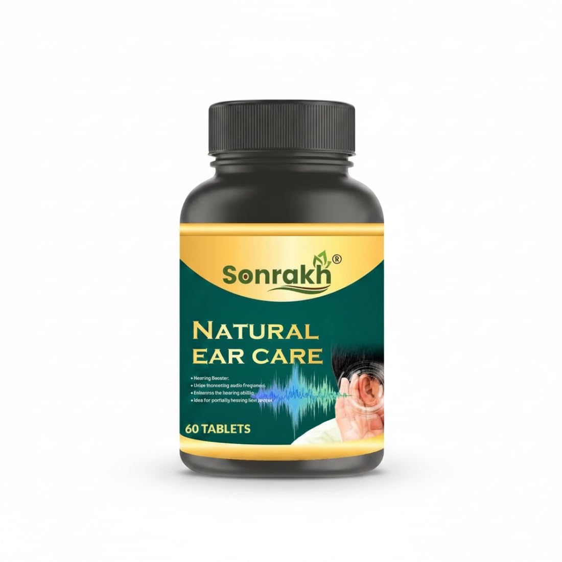 Natural Ear Care Tablets 60 Count | Herbal Hearing Support Supplement | Supports Ear Health & Audio Clarity | Ayurvedic Formula-picture-29