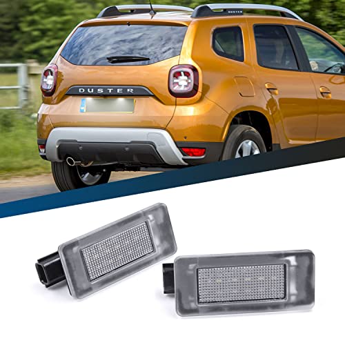 Éclairage de plaque d'immatriculation à LED pour N-issan Altima 2019 2020 Serena C27 2016 et plus récent Dacia Duster 2018 et plus récent Canbus SMD Xenon...