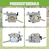 41261200600 Carburetor for WT-45-1 WT-45 WT-45A for Stihl FS48 FS52 FS66 FS81 FS106 with Tune Up Kit