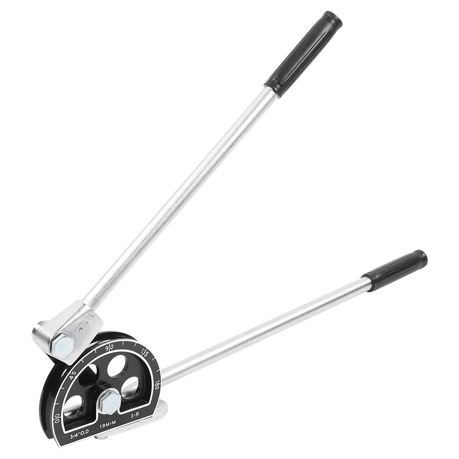 Generic Giętarka do Rur 19 Mm Stal + Aluminium Trwała 180° Giętarka do Rur Miedzianych, Narzędzie Ręczne dla Hydraulików, Model CT-364-12