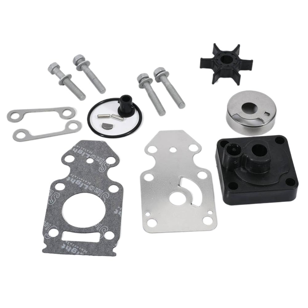 Kit di riparazione pompa acqua fuoribordo 63V W0078 compatibile con motore per barche a 2 tempi 9.9HP 15HP