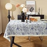Photo Gallery brand-dashcos tovaglia retrò bohémien con motivo floreale geometrico tovaglia rettangolare decorazione per feste copritavolo Photo Gallery brand-dashcos tovaglia retrò bohémien con motivo floreale geometrico tovaglia rettangolare decorazione per feste copritavolo