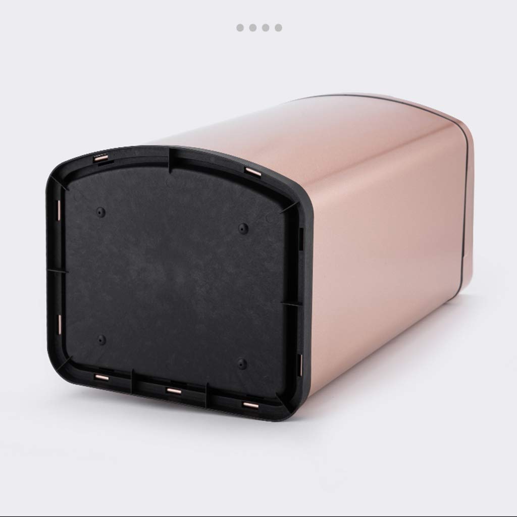 Cubo de Basura Abierto, Acero Inoxidable Impermeable Espesar Cubo de Basura Cocina Restaurante Cafetería Cubo de Basura multifunción (C 12L)