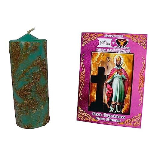 Velón herbóreo San Cipriano - Ritual místico contra maleficios y protección - Las Velas de Mariano | Ya disponible en tu tienda friki favorita! En mundofriki.es!
