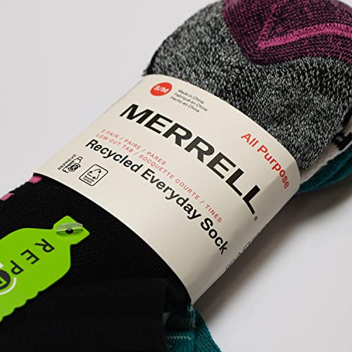 Image of Merrell Unisex Adult Cushioned Low Cut Tab Socks (3-Pair)